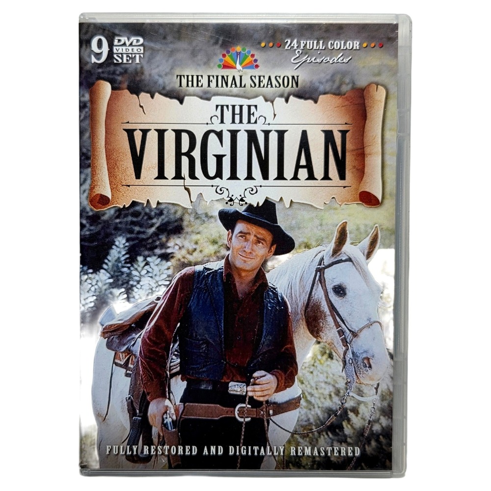 Timeless Media The Virginian Final Season 8 Nine Disc DVD Set Vintage NBC Show